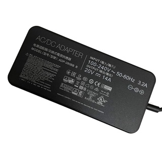 280W For ASUS 20V 14A  ADP-280BB B AC/DC Adapter For MSI Raider GE75 10SFS GE75-9SF Laptop Charger Power Supply 7.4x5.0m