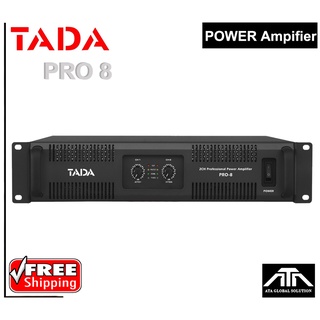 สินค้าขายดี ฟรีค่าจัดส่ง เพาเวอร์แอมป์ TADA PRO 8 ทาดา โปรแปด แอมป์ เพาเวอร์ กลางแจ้ง คลาสเอช POWER AMP Powera