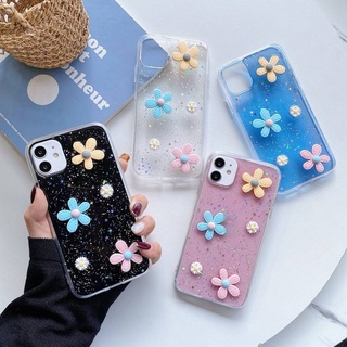 -พร้อมส่งในไทย-เคสซิลิโคน ลายกดอกไม้3มิติ TPU นิ่ม ใช้สำหรับIPทุกรุ่น #005