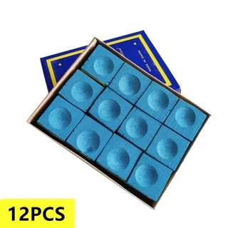 3ชิ้น/12ชิ้นสระว่ายน้ําคิวเคล็ดลับชอล์กสนุ๊กเกอร์บิลเลียดคิวติดลื่นชอล์กอุปกรณ์บิลเลียด