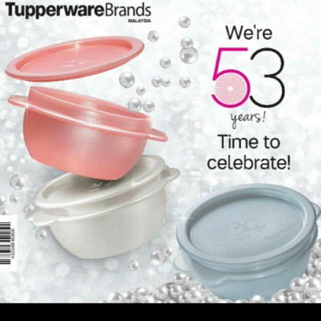 Tupperware: Limited Edition One Touch Bowl (3) หรือ (1)