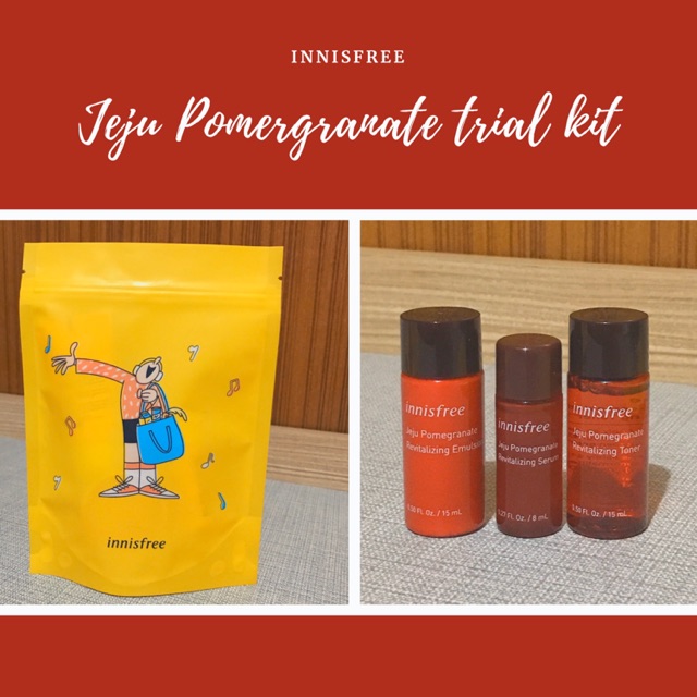 Innisfree Jeju Pomegranate Revitalizing Trial Kit