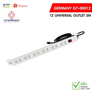 G7-00012 AC POWER DISTRIBUTION 12 Universal Outlet w/Cable 3 M. &amp; Surge Protection