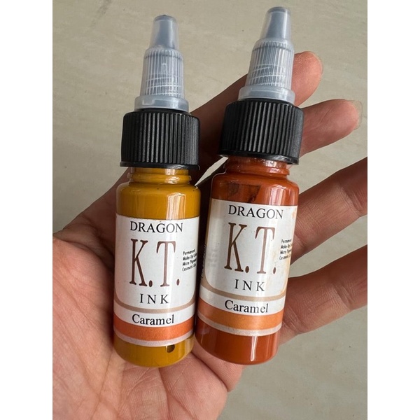 สีKT สีสักคิ้ว เชื้อน้ำมัน สีแก้คิ้วดำ คิ้วปลิง อุปกรณ์สักคิ้ว อุปกรณ์สัก