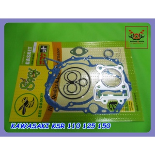 KAWASAKI KSR110 KSR125 ENGINE GASKET COMPLETE SET // ปะเก็นเครื่อง ชุดใหญ่ ตราผึ้ง ครบชุด สินค้าคุณภาพดี