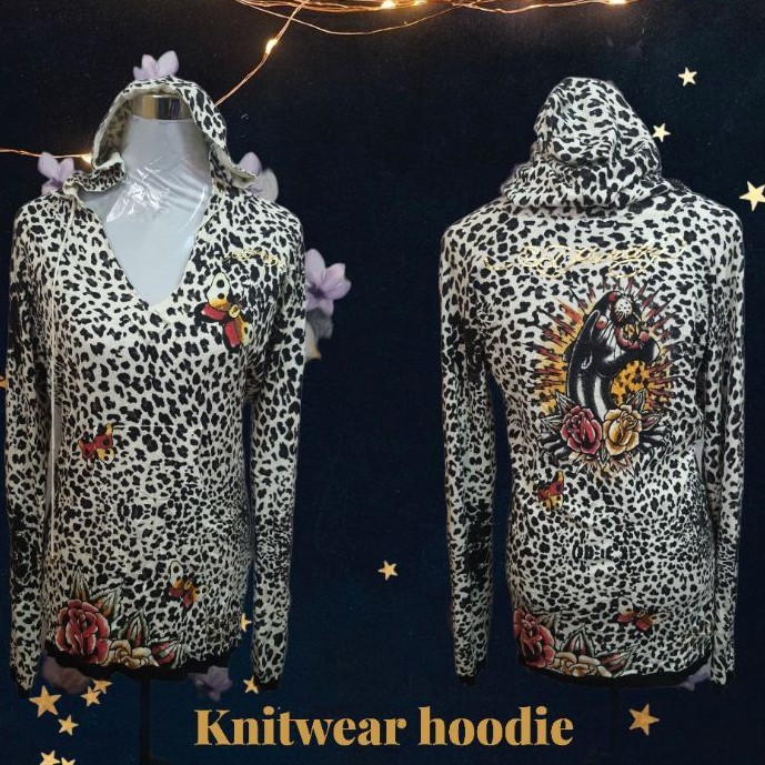 เสื้อถัก Ed Hardy + เสื้อฮู้ด (saiz S)