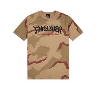 THRASHER - CALLIGRAPHY TEE CAMO