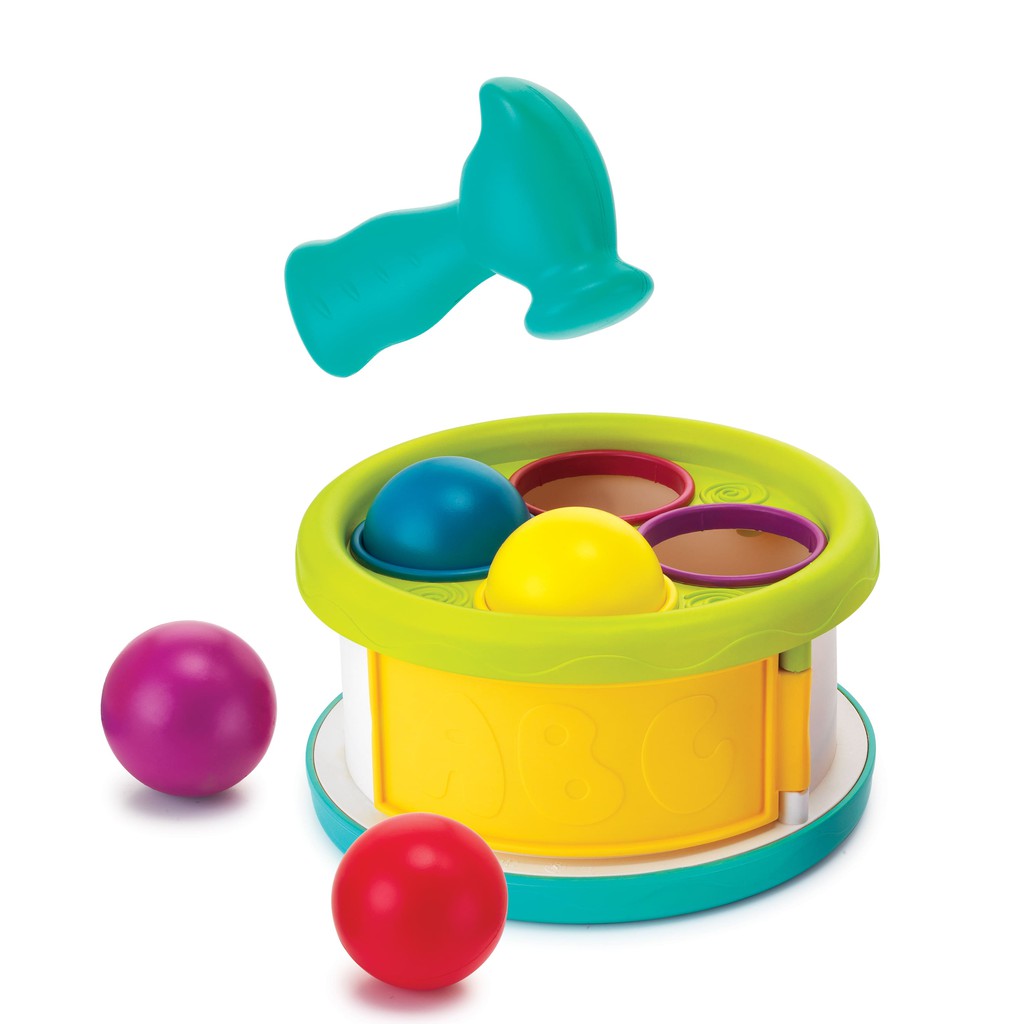 Infantino : Hammer Drum Ball Drop - ของเล่นเสริมพัฒนาการกลองค้อน เคาะลูกบอล