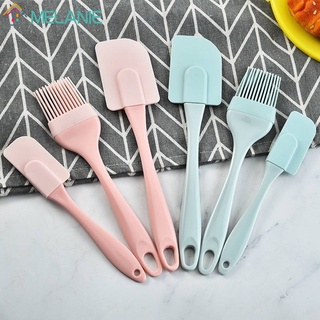 [Featured] 3PCS/Set Silicone Baking Cream Scraper DIY Bread Cake Butter Spatula Mixer Oil Brush