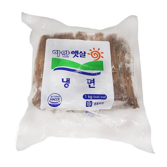 Naengmyeon Noodle เส้นแนงมยอนสด(บะหมี่เย็น) 하얀햇살 냉면 1kg