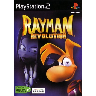 แผ่นเกมPS2 Rayman Revolution ps2 แผ่นไรท์ เกมPS2 เกมเพทู rayman ps2