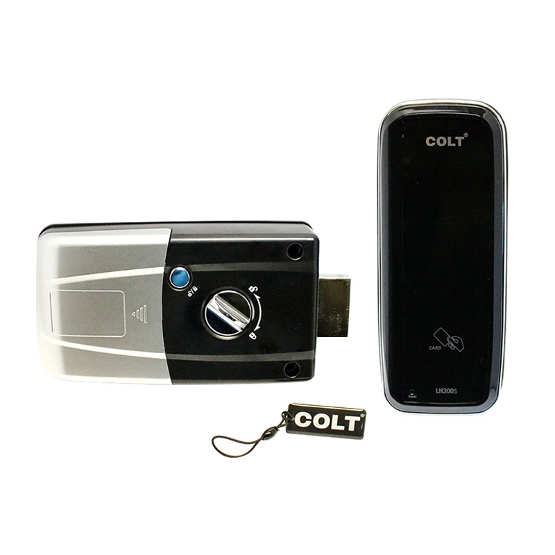 Chaixing Home กุญแจดิจิตอล Rim Lock COLT รุ่น LH300 สีเงิน