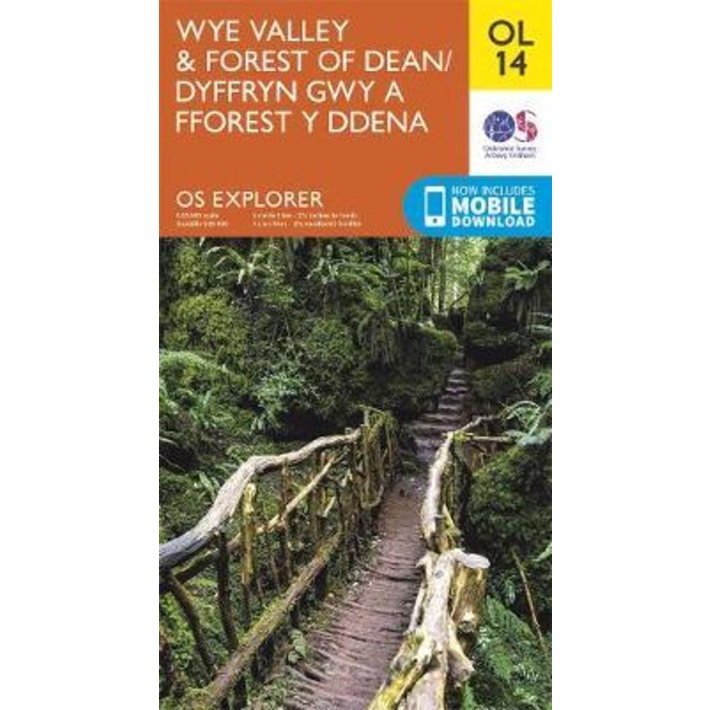 Wye Valley & Forest of Dean by (ฉบับสหราชอาณาจักรปกอ่อน)