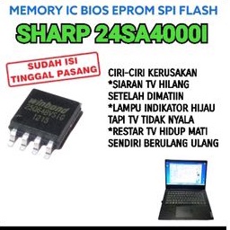 IC MEMORY EPROM SHARP LC-24SA4000I LC-24SA40001 IC FLAS SHARP LC 24SA4000I 24SA41001