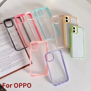 3-in-1 เคส OPPO Reno7 Z 5G Reno6 5G Reno5 4G Reno5 5G Reno5 Pro 5G  A52 A92 เคสโทรศัพท์กันกระแทกแบบใส