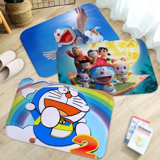 Cartoon Doraemon Cattern Printing Bathroom Kitchen Bathroom Anti-slip Floor Mat