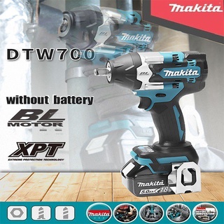 【พร้อมส่ง】Makita ประแจไฟฟ้าแรงบิดสูง 18V DTW700RTJ 1000N.m DTW700 3.0AH