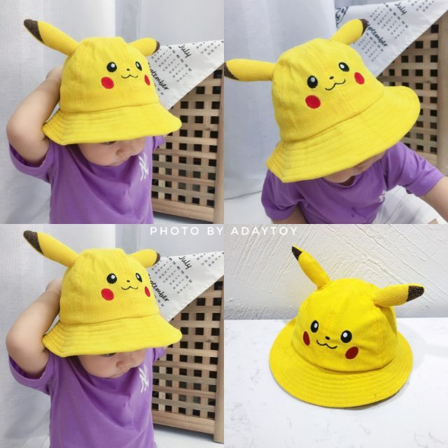 Pikachu หมวกเด็ก หมวกปิกาจู โปเกมอน (มี4ขนาด) มีเก็บเงินปลายทาง