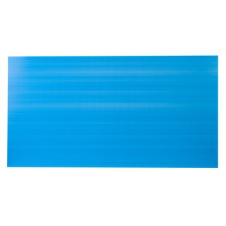 แผ่นพลาสติกลูกฟูก 3 มม. 65x122 ซม. สีฟ้า แพลนโก F2-PB7 3mm corrugated plastic sheet 65x122 cm, blue color, plano F2-PB7