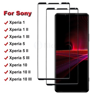 กระจกนิรภัยกันรอยหน้าจอ สําหรับ Sony Xperia 1 II III Xperia 5 II III Xperia 10 II III