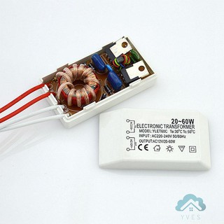 Yves♦220V to 12V Halogen Lamp Electronic Transformer Power Supply Driver Adapter