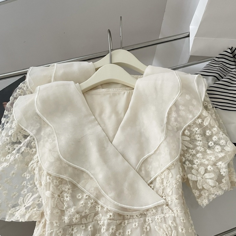 Nooch.Closet : ชุดเดรสลูกไม้ Sweet Lace Dress ราคา ถูกที่สุด ดีลบีเคเค แกลเลอรีภาพที่ 6