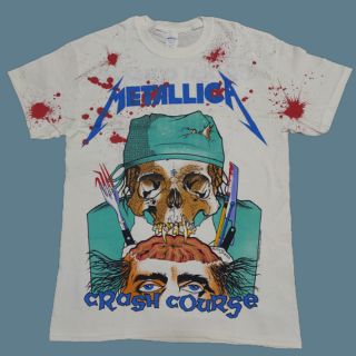 เสื้อวง​ Metallica crash course ลิขสิทธิ์​แท้​ปี​2018