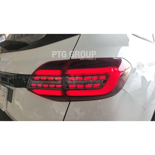 ไฟท้าย EVEREST GLC LED 4 ก้อน โคม SMOKE / แดง ปลั๊กตรงรุ่น