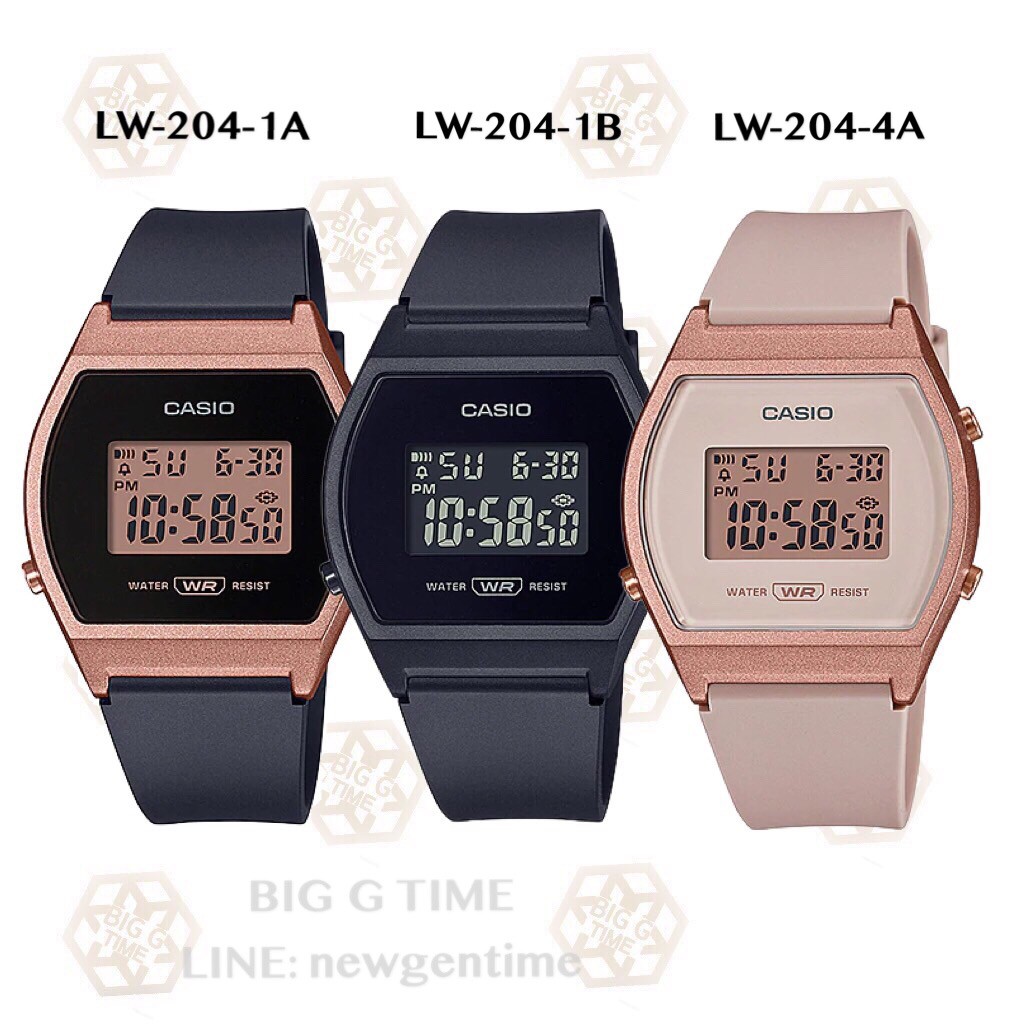 นาฬิกา casio ของแท้ casio ผู้หญิง นาฬิกา Casio สำหรับผู้หญิง  LW-204-1A/LW-204-1B/LW-204-4A  รับประก