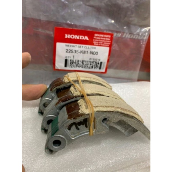 22535-K81-N00 HGP AHM 100% ORIGINAL DOUBLE CLUTCH CAMP สําหรับ HONDA BEAT ECO และ STREET BEAT 2017 2