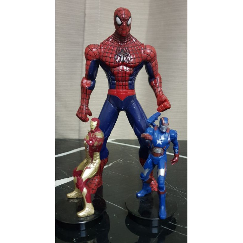 Figure Super Hero set Spiderman Ironman & War Machine มือสองสภาพ 85%