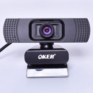 🚀ส่งเร็ว🚀OKERกล้อง Webcam Full HD 1080P oker HD-748ไมโครโฟน(รับประกับ1ปี)