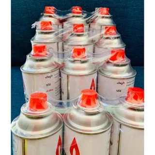 แก๊สกระป๋อง🔥ส่งด่วน!🔥[12 กระป๋อง] ใช้กับเตาแก๊สพกพา สำหรับแคมป์ปิ้ง ยี่ห้อ BUGA มีความปลอดภัยแรงดันสูง