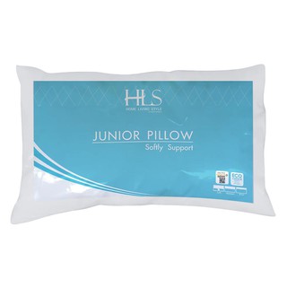 🔥HOT🔥 หมอน HLS JUNIOR SOFT 15x24 นิ้ว DOWN ALTERNATIVE PILLOW HOME LIVING STYLE JUNIOR SOFT 15x24” WHITE หมอนและหมอนข้าง