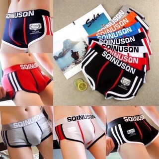 กางเกงในชาย SQINUSQN ทรงboxer ผ้าcotton