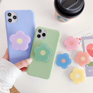 สไตล์เกาหลี แหวนจับมือถือ ลายการ์ตูนน่ารัก PopSockets Flower Phone Holder