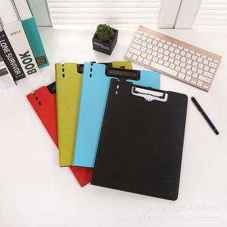 พร้อมส่ง แฟ้มหนีบ A4 PP คลิปบอร์ด กระดานรองเขียน แฟ้มใส่ คลิปบอร์ด Clip Board A4 A5 PP พาสเทล แขวนได้