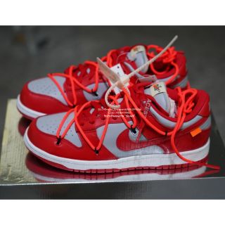 🤓Nike Dunk Low Off-White University Red