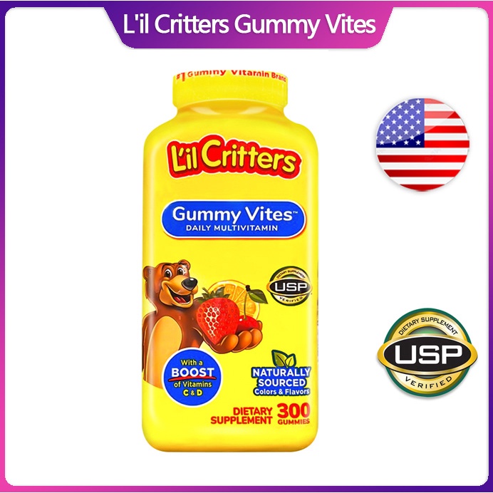 (Exp.03/2026)L’il Critters Gummy Vites Daily Multivitamin 300 GUMMIES