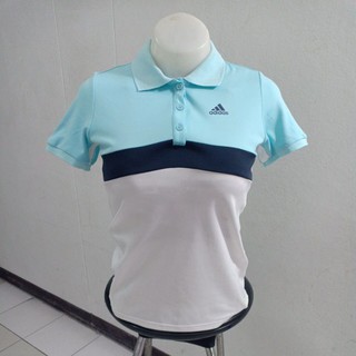 เสื้อยืดกีฬาคอปก adidas Climalite Size S มือ2