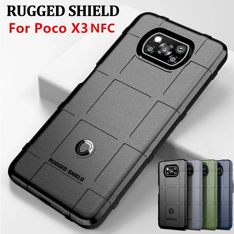 สําหรับ Xiaomi POCO X3 NFC ไฮบริด กันกระแทก โล่นิ่ม เคสโทรศัพท์ เกราะป้องกัน
