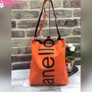 New Arrival!! Anello Cotton Canvas 2WAY Tote Bag ของแท้ ราคาถูก