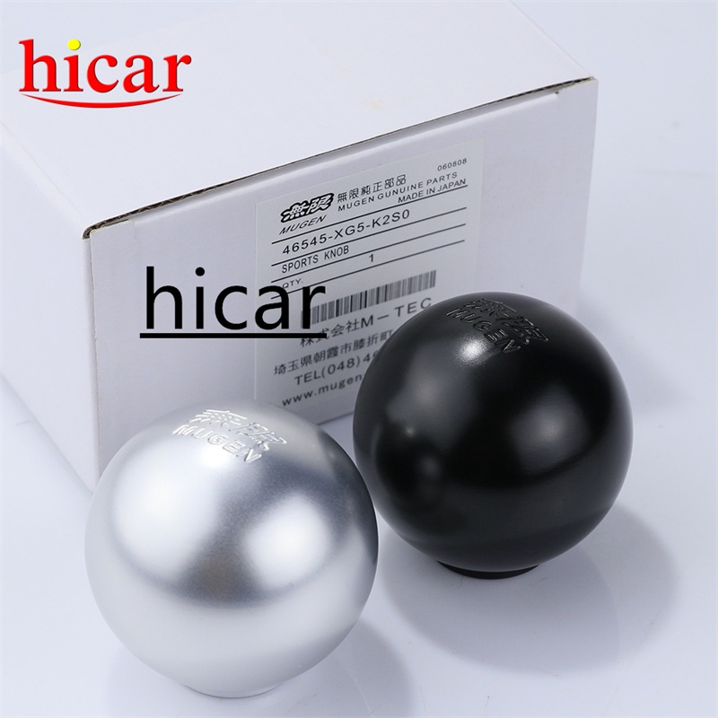 หัวเกียร์ Mugen 5 หัวเกียร์กลม ถนัดมือ โลหะอลูมิเนียม Honda Civic Accord EG EK GK5 Fit เปลี่ยนเกียร์