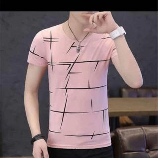 👕พร้อมส่งเสื้อยืดแฟชั่นผู้ชายลุคเกาหลี เนื้อผ้าดี ผ้าเนียนนุ่ม ใส่ไปไหนก็ดูเท่
