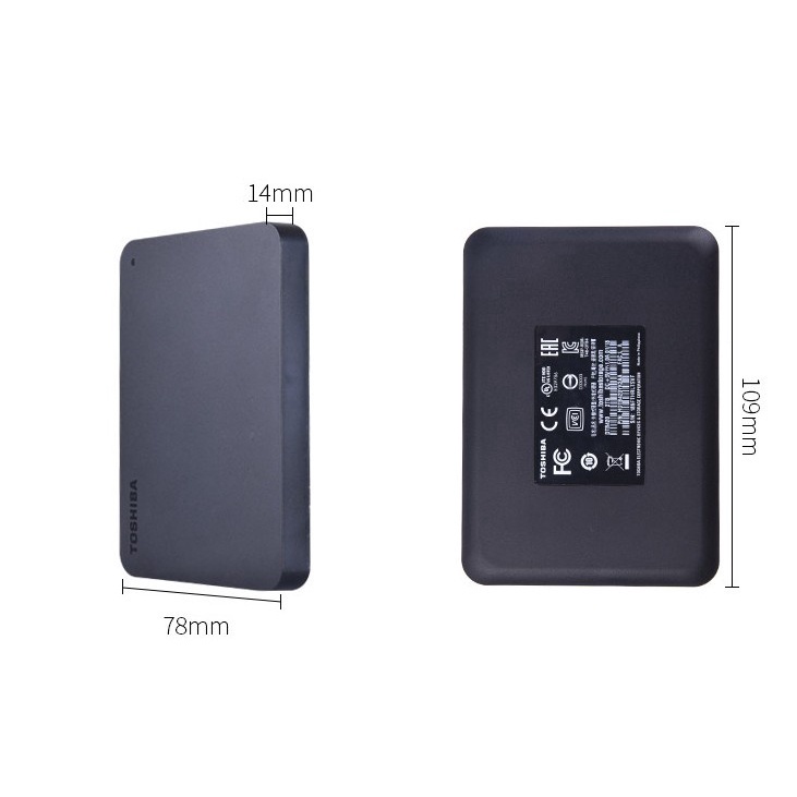 Bargain price TOSHIBA CANVIO READY / BASIC 500GB / 1TB USB3.0 EXTERNAL HARD DISK (BLACK) #7