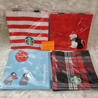 ✌️พร้อมส่ง✌️Starbucks Tote Bag กระเป๋าผ้าสตาร์บัคส์