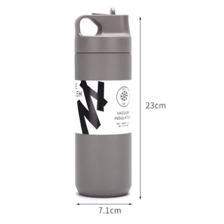 Active Tumbler 550 ml.กระบอกน้ำเก็บอุณหภูมิ ใส่ได้ทั้งร้อน-เย็น มีหลอดดูดในตัว รับประกันคืนได้