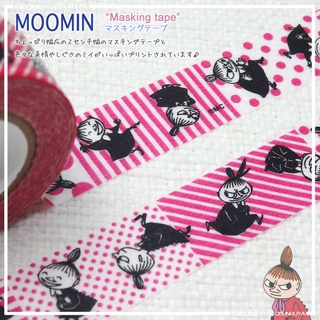 Masking Tape ลาย Moomin (Little My ชมพู) ขนาด 2 ซม. x 15 ม.