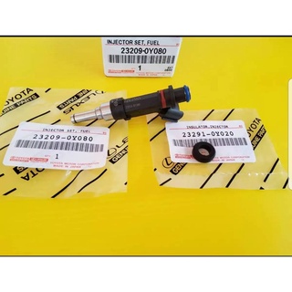 หัวฉีด VIOS 14(2NR)/FBE Dual VVTi 10 รู สีดำ (23291-0Y020)#23209-0Y080***สต็อคไม่เยอะ แต่สต็อคไม่ขาดนะ****