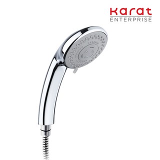 Karat Faucet ฝักบัวสายอ่อนปรับน้ำ 3 ระดับ ขนาด Ø 9.5 ซม. พร้อมสายสแตนเลส 304 รุ่น KS-06-213-50